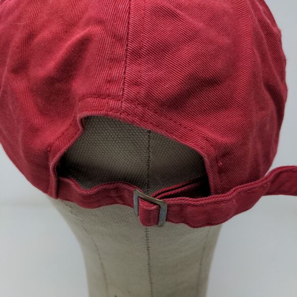 Wells Fargo Mens Slideback Hat Red Adjustable Embroidered Stagecoach Logo - Picture 8 of 12